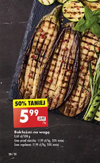 Biedronka Bakłażan 1kg oferta