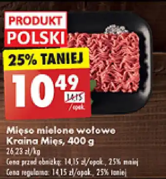 Biedronka Mięso mielone wołowe Kraina Mięs, 400 g oferta