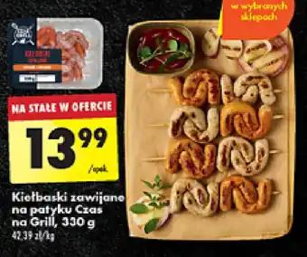 Biedronka Kiełbaski zawijane na patyku Czas na Grill, 330 g oferta