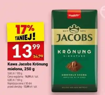 Twój Market Kawa Jacobs Krönung mielona, 250 g oferta