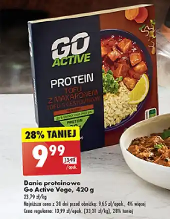 Biedronka Danie proteinowe Go Active Vege, 420 g oferta