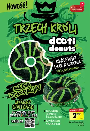 Biedronka Donut Trzech Króli, 72g oferta