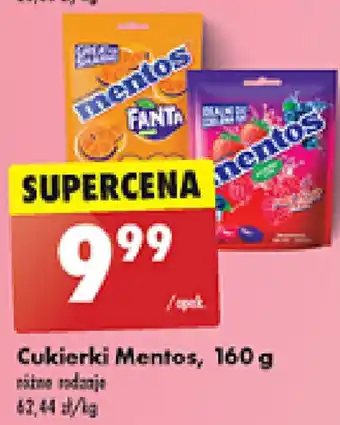 Biedronka Cukierki Mentos, 160 g oferta