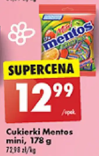 Biedronka Cukierki Mentos mini, 178 g oferta