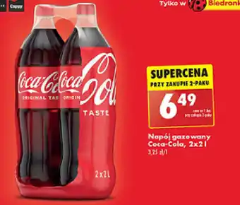 Biedronka Napój gazowany Coca-Cola 2l oferta