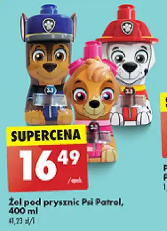 Biedronka Żel pod prysznic Psi Patrol 400 ml oferta