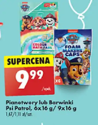 Biedronka Pianotwory lub Barwinki Psi Patrol 6x16 g/ 9x16 g oferta