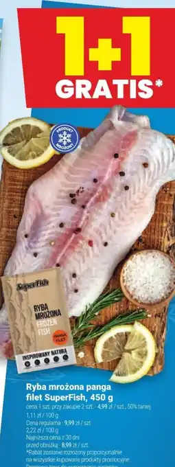 Twój Market Ryba mrożona panga filet SuperFish, 450 g oferta