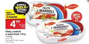 Twój Market Filety z makreli w sosie Graal, 170 g oferta