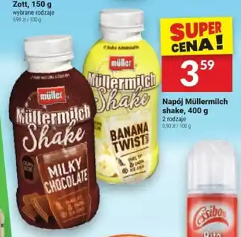 Twój Market Napój Müllermilch shake, 400 g oferta