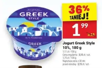 Twój Market Jogurt Greek Style 10% 180 g oferta