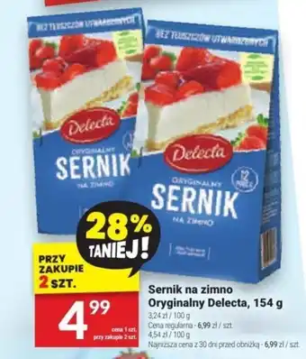 Twój Market Sernik na zimno Oryginalny Delecta, 154 g oferta