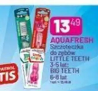 Koliber drogerie AQUAFRESH Szczoteczka do zębów LITTLE TEETH oferta