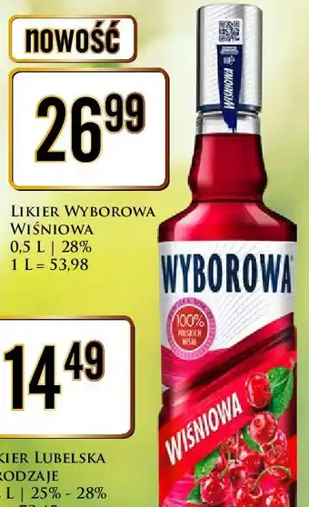 Dino Wódka Wyborowa Wiśnia oferta