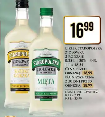 Dino Likier Staropolska Ziołówka Słodko-Gorzka oferta