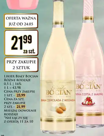Dino Likier Biały Bocian Panna Cotta Z Maliną oferta