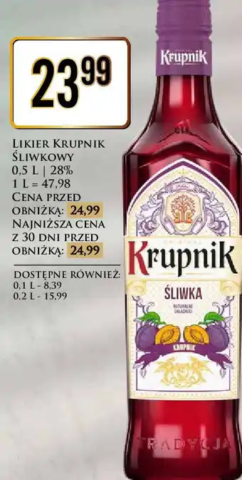 Dino Wódka Krupnik Śliwkowy oferta