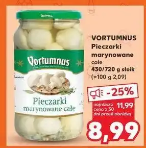 Kaufland Pieczarki marynowane całę Vortumnus oferta