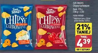 ALDI Chipsy Sun Snacks oferta