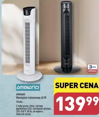 ALDI Wentylator Ambiano oferta
