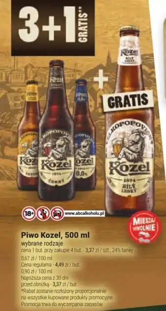 Twój Market Piwo Kozel, 500 ml oferta