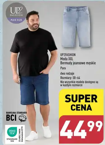 ALDI Bermudy męskie Up2Fashion oferta