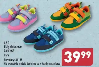 ALDI Buty dziecięce L & D oferta