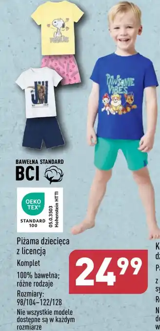 ALDI Piżama TEX oferta
