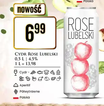 Cydr Lubelski Rose