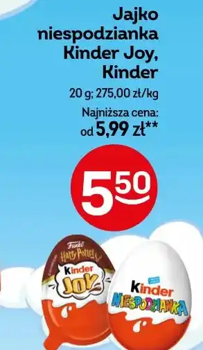 Żabka Jajko niespodzianka Kinder Joy, Kinder oferta