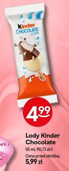 Żabka Lody Kinder Chocolate oferta