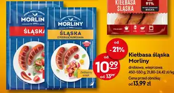 Żabka KIełbasa śląska Morliny oferta