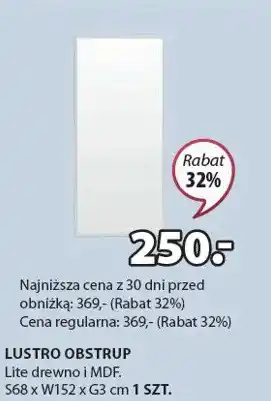 JYSK Lustro oferta