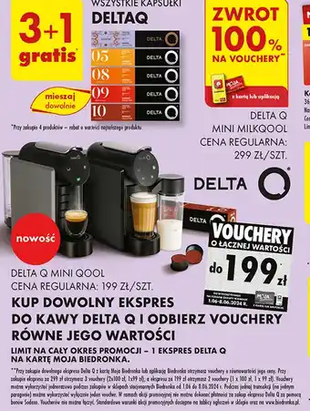 Biedronka Ekspres mini qool Delta Q oferta