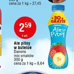 E.Leclerc Jogurt banan-truskawka Danone Ale Pitny oferta