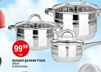 E.Leclerc Komplet garnków paolo Altom Design oferta