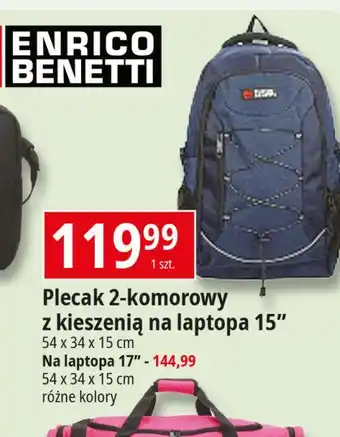 E.Leclerc Plecak 2-komorowy Enrico Benetti oferta