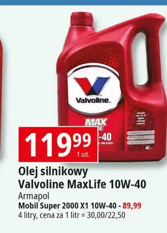 E.Leclerc Olej max life 10w-40 Valvoline oferta