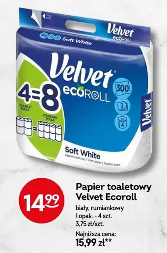 Żabka Papier toaletowy Velvet Ecoroll oferta