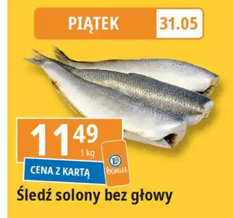 Śledź solony bez głowy