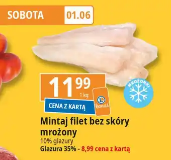 E.Leclerc Mintaj filet bez skóry 35% glazury oferta