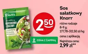 Żabka Sos sałatkowy Knorr oferta