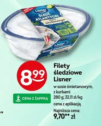 Żabka Filety śledziowe Lisner oferta