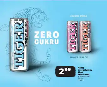 Netto Napój energetyczny Tiger Zero Cukru oferta
