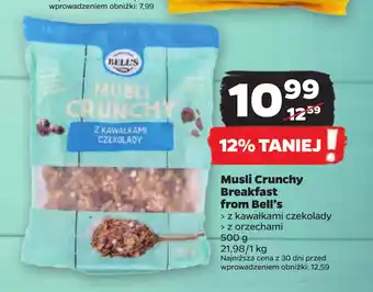 Netto Musli Crunchy Breakfast from Bell’s oferta