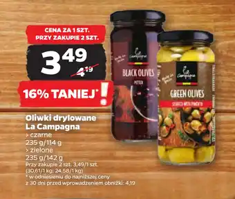 Netto Oliwki drylowane La Campagna oferta