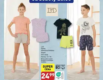 ALDI L&D Piżama dziewczęca/chłopięca oferta