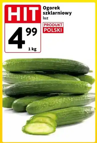 Intermarche Ogorek szklarniowy 1kg oferta