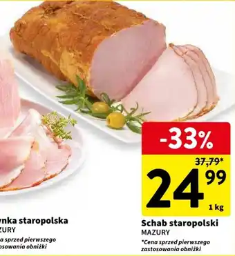 Intermarche Schab staropolski MAZURY 1kg oferta