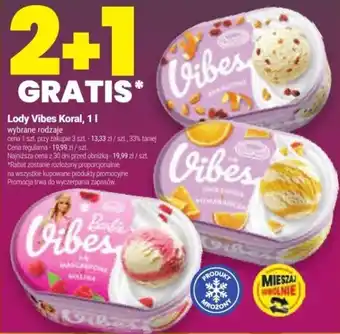 Twój Market Lody Vibes Koral, 1 l oferta